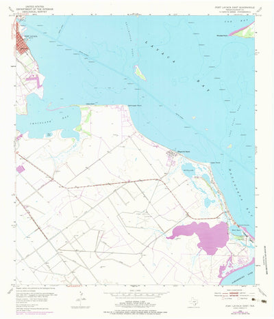 United States Geological Survey Port Lavaca East, TX (1952, 24000-Scale) digital map