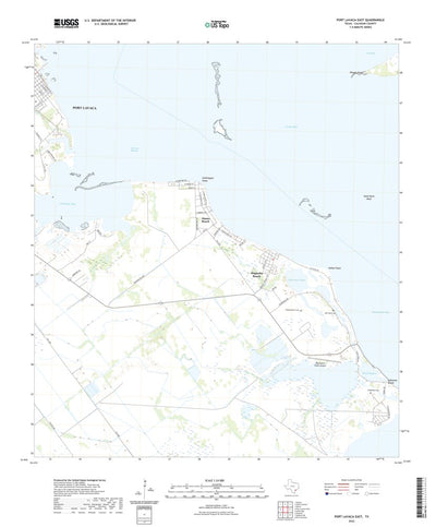 United States Geological Survey Port Lavaca East, TX (2022, 24000-Scale) digital map