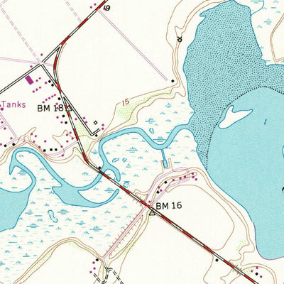 United States Geological Survey Port Lavaca West, TX (1952, 24000-Scale) digital map