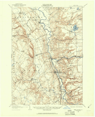 United States Geological Survey Port Leyden, NY (1905, 62500-Scale) digital map