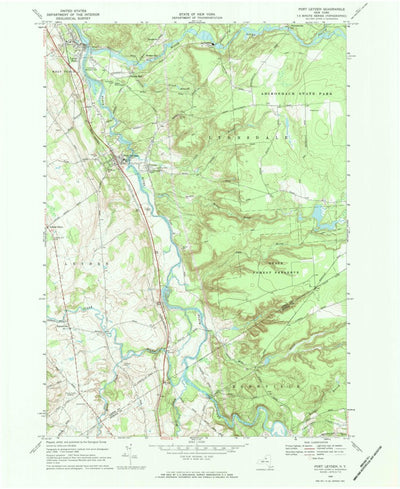 United States Geological Survey Port Leyden, NY (1966, 24000-Scale) digital map