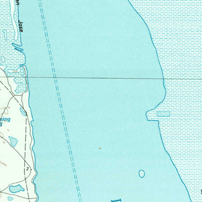 United States Geological Survey Port Mansfield, TX (1985, 100000-Scale) digital map