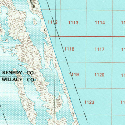 United States Geological Survey Port Mansfield, TX (1985, 100000-Scale) digital map