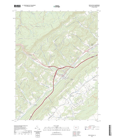 United States Geological Survey Port Matilda, PA (2023, 24000-Scale) digital map