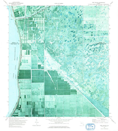 United States Geological Survey Port Mayaca, FL (1971, 24000-Scale) digital map