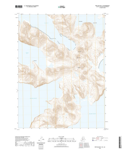 United States Geological Survey Port Moller A-1 SE, AK (2020, 25000-Scale) digital map