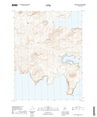 United States Geological Survey Port Moller A-2 NW, AK (2020, 25000-Scale) digital map