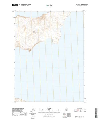 United States Geological Survey Port Moller A-5 NW, AK (2020, 25000-Scale) digital map
