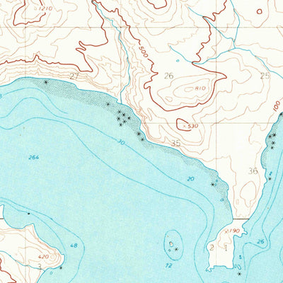 United States Geological Survey Port Moller A-6, AK (1963, 63360-Scale) digital map
