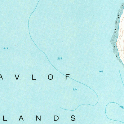 United States Geological Survey Port Moller A-6, AK (1963, 63360-Scale) digital map
