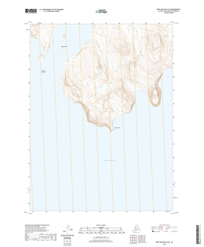 United States Geological Survey Port Moller A-6 SE, AK (2020, 25000-Scale) digital map