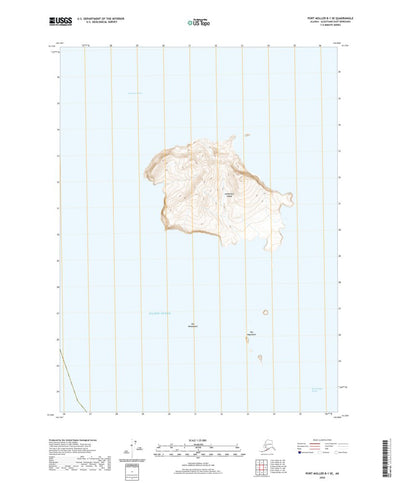United States Geological Survey Port Moller B-1 SE, AK (2020, 25000-Scale) digital map