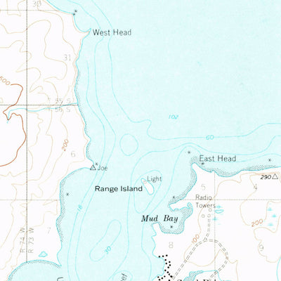 United States Geological Survey Port Moller B-2, AK (1963, 63360-Scale) digital map
