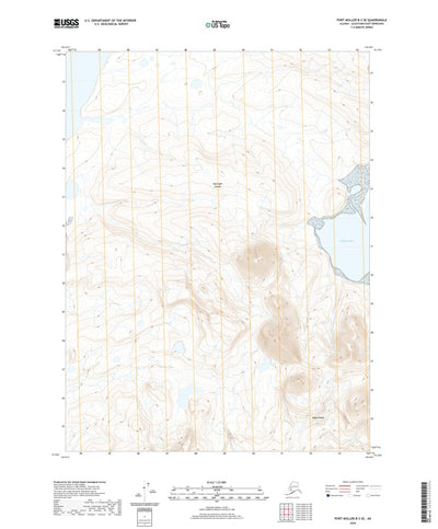 United States Geological Survey Port Moller B-3 SE, AK (2020, 25000-Scale) digital map