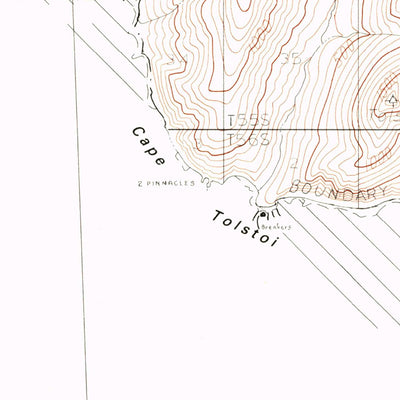 United States Geological Survey Port Moller B-5, AK (1983, 63360-Scale) digital map