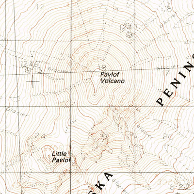 United States Geological Survey Port Moller B-6, AK (1983, 63360-Scale) digital map
