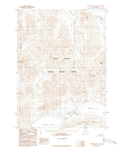 United States Geological Survey Port Moller C-3, AK (1983, 63360-Scale) digital map