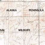 United States Geological Survey Port Moller C-4, AK (1983, 63360-Scale) digital map