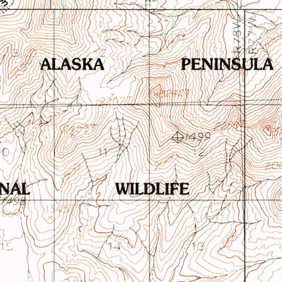 United States Geological Survey Port Moller C-4, AK (1983, 63360-Scale) digital map