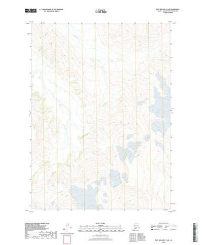 United States Geological Survey Port Moller D-1 NE, AK (2020, 25000-Scale) digital map