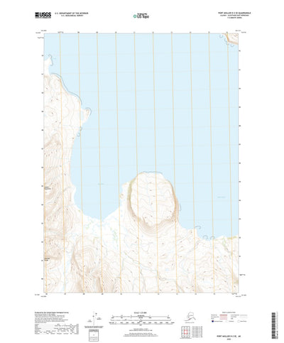 United States Geological Survey Port Moller D-2 SE, AK (2020, 25000-Scale) digital map