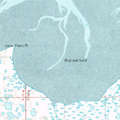United States Geological Survey Port Moller D-4, AK (1963, 63360-Scale) digital map