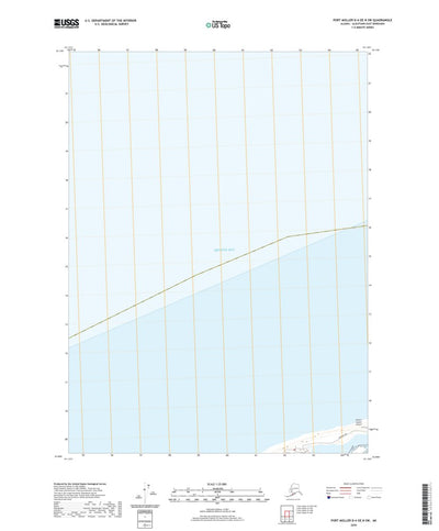 United States Geological Survey Port Moller D-4 OE N SW, AK (2020, 25000-Scale) digital map