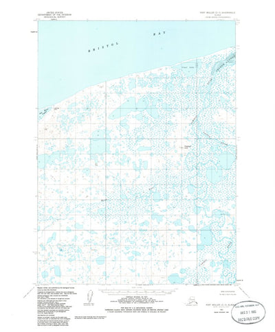 United States Geological Survey Port Moller D-5, AK (1963, 63360-Scale) digital map