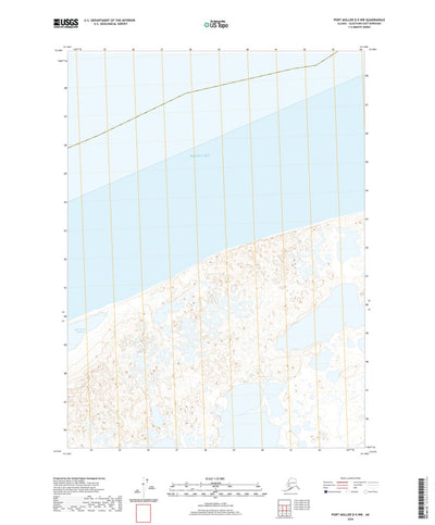 United States Geological Survey Port Moller D-5 NW, AK (2020, 25000-Scale) digital map
