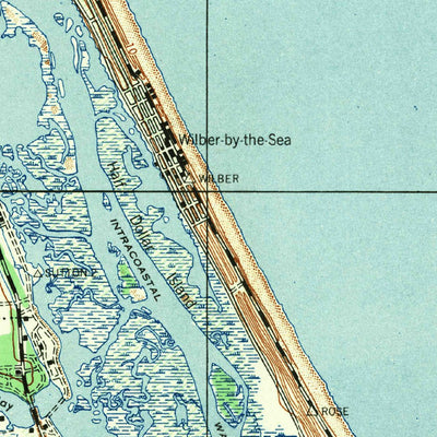 United States Geological Survey Port Orange, FL (1944, 62500-Scale) digital map