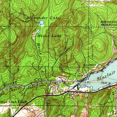 United States Geological Survey Port Orchard, WA (1937, 62500-Scale) digital map