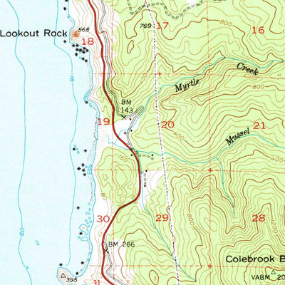 United States Geological Survey Port Orford, OR (1954, 62500-Scale) digital map