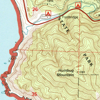 United States Geological Survey Port Orford, OR (1996, 24000-Scale) digital map