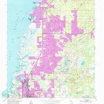 United States Geological Survey Port Richey, FL (1954, 24000-Scale) digital map