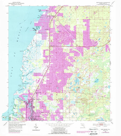 United States Geological Survey Port Richey, FL (1954, 24000-Scale) digital map