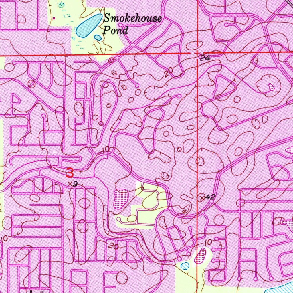 Port Richey, FL (1954, 24000-Scale) Map by United States