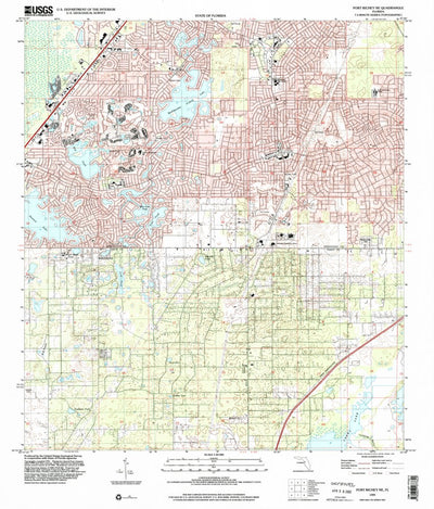 United States Geological Survey Port Richey NE, FL (1999, 24000-Scale) digital map