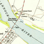 United States Geological Survey Port Royal, VA (1952, 24000-Scale) digital map