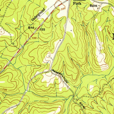 United States Geological Survey Port Royal, VA (1952, 24000-Scale) digital map