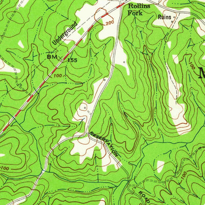 United States Geological Survey Port Royal, VA (1964, 24000-Scale) digital map