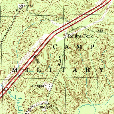 United States Geological Survey Port Royal, VA (1968, 24000-Scale) digital map