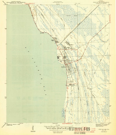 United States Geological Survey Port Saint Joe, FL (1943, 31680-Scale) digital map