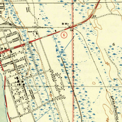 United States Geological Survey Port Saint Joe, FL (1943, 31680-Scale) digital map