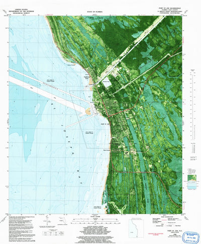 United States Geological Survey Port Saint Joe, FL (1982, 24000-Scale) digital map
