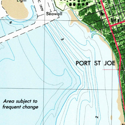 United States Geological Survey Port Saint Joe, FL (1982, 24000-Scale) digital map