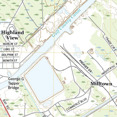 United States Geological Survey Port Saint Joe, FL (2021, 24000-Scale) digital map