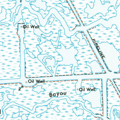 United States Geological Survey Port Sulphur, LA (1993, 24000-Scale) digital map