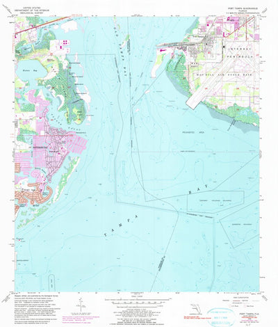 United States Geological Survey Port Tampa, FL (1956, 24000-Scale) digital map