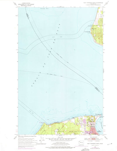 United States Geological Survey Port Townsend North, WA (1953, 24000-Scale) digital map