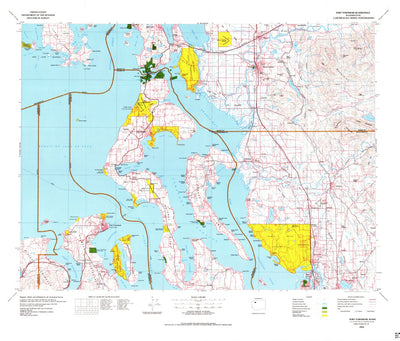 United States Geological Survey Port Townsend, WA (1975, 100000-Scale) digital map
